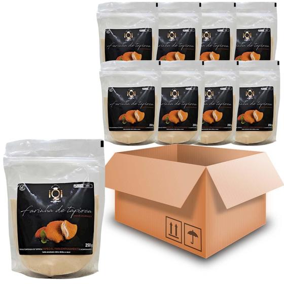 Tapioca Kit Kit 8X Farinha De Tapioca Gourmet Sabor Churrasco Iqi 250G - Tapioca ...