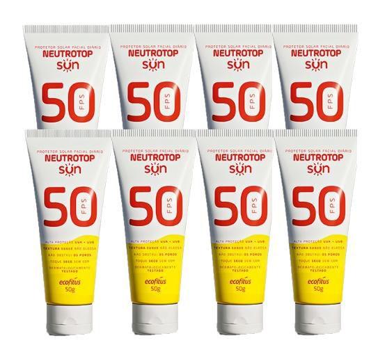 Imagem de Kit 8x Protetor Solar Facial Neutrotop Fps50 50G - Ecofitus