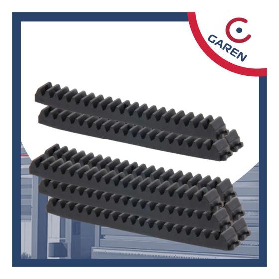 Kit 9 Gomo Cremalheira Preto Residencial 50cm Garen Seg é boa?