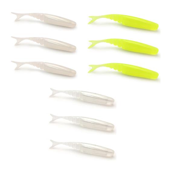 Imagem de Kit 9 Iscas Artificial Para Pesca Monster 3X M-Action 10,5cm