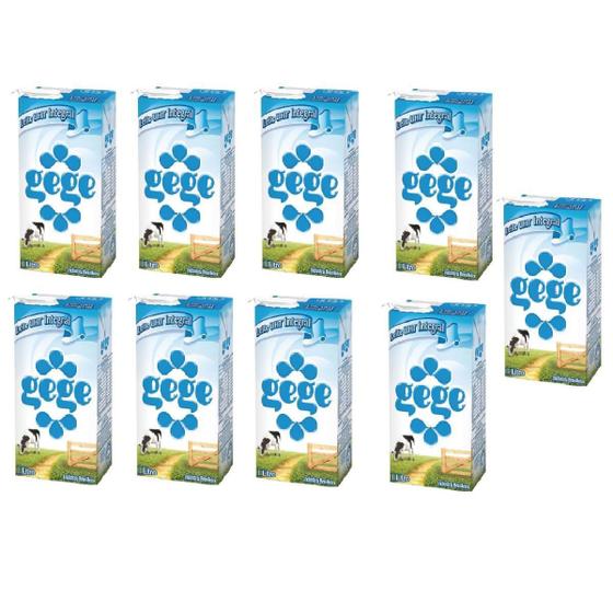Imagem de Kit 9 Leite Uht Gege Integral 1-Litro Tp.