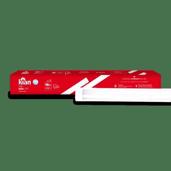 Imagem de Kit 9 Painéis Led Sobrepor Linear 18W 62cm Branca Fria