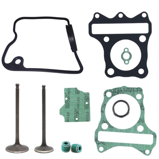 Imagem de Kit A Juntas Guarnição e Valvulas Suzuki Burgman 125 2012 2013 2014 2015 2016 2017 2018 Injetada