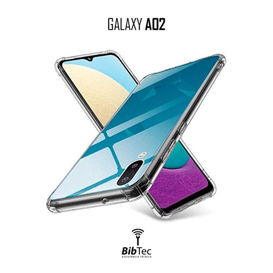 Imagem de Kit A02 - Capa Anti Impacto  + Película De Cerâmica 9D Samsung Galaxy A02