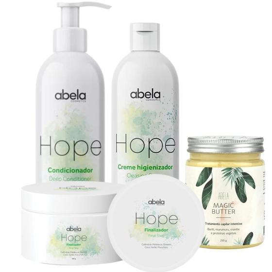 Imagem de Kit Abela Hope Shampoo Condic Finaliz E Magic Butter 250G