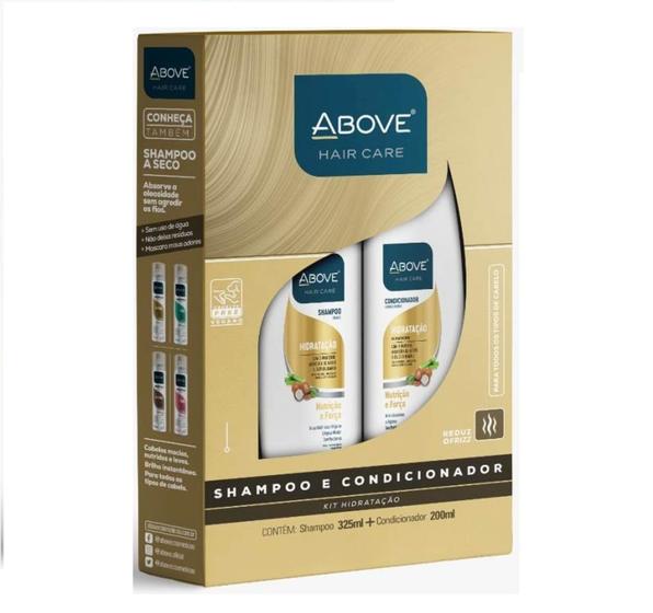 Imagem de Kit Above Hair Care Hidratação Shampoo 325ml + Condicionador 200ml