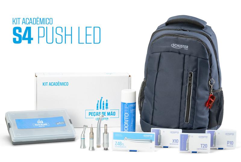 Imagem de Kit Acadêmico Odontológico S4 PUSH LED - Schuster