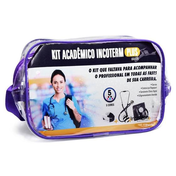 Imagem de Kit Academico Plus Incoterm UNICO LILAS - INCONTHERM