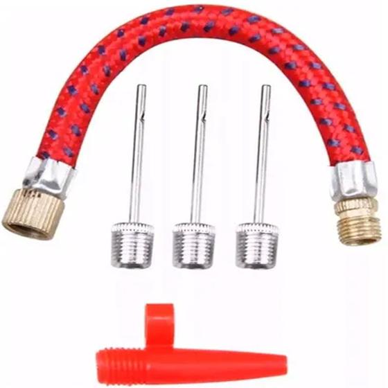 Kit Acessórios Bomba De Ar Bicos Encher Pneu Bolas 5 Peças é boa?