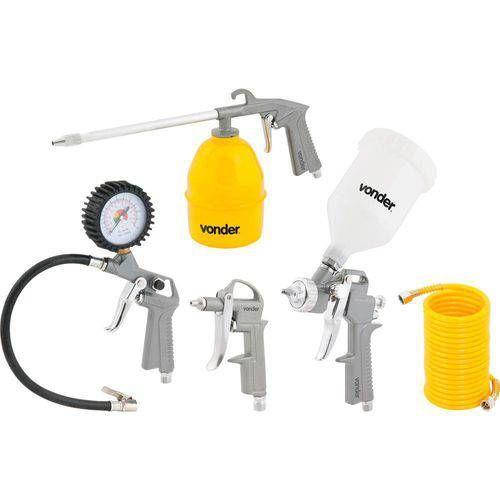 Imagem de Kit Acessórios Compressor Ar 05 pçs Vonder - 5m Mangueira