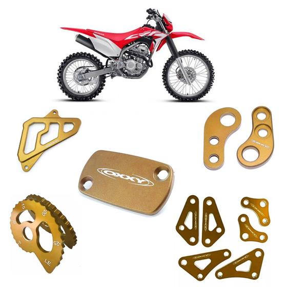 Imagem de Kit Acessórios CRF 250 Dourado Oxxy