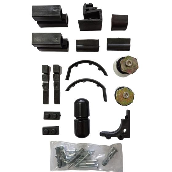 Kit Acessórios Para Box De vidro Frontal - Alumínios Cometa Imagem de Kit Acessórios Para Box De vidro Frontal - Alumínios Cometa
