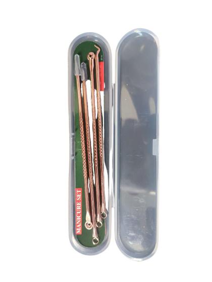 Kit Acne Extrator De Cravo 4 Peças Fino Menor preço em Kit Acne Extrator De Cravo 4 Peças Fino