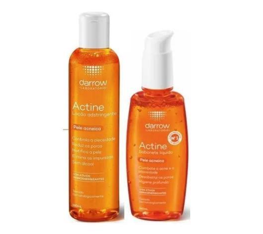 Imagem de Kit actine loção adstringente 190ml + sab liquido actine 140ml - 2 produtos