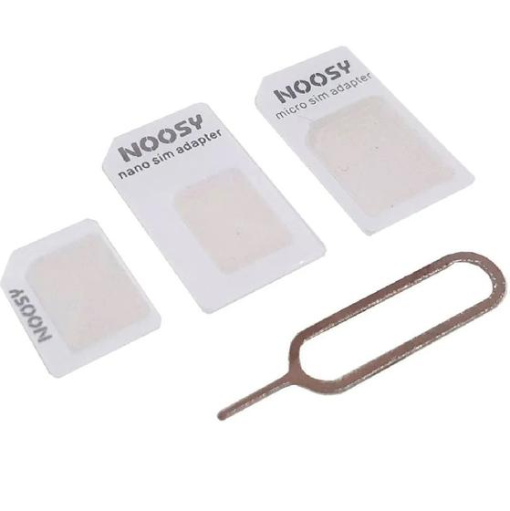 Kit Adaptador Chip Mini Micro Nano Sim + Extrato De Chip Menor preço em Kit Adaptador Chip Mini Micro Nano Sim + Extrato De Chip