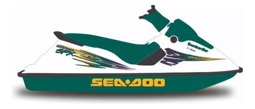 Imagem de Kit Adesivo Faixa Jet Ski Seadoo Spx 96