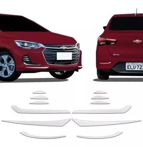 Imagem de Kit Adesivos Apliques Onix Plus Sedan 2020 Parachoque