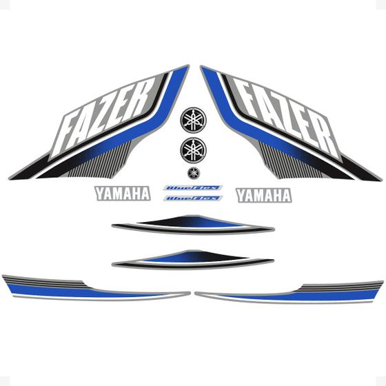 Imagem de Kit Adesivos Compatível Moto Yamaha Fazer 250 Flex 2015