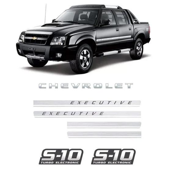 Imagem de Kit Adesivos Faixas S10 Executive Chevrolet Turbo Eletronic