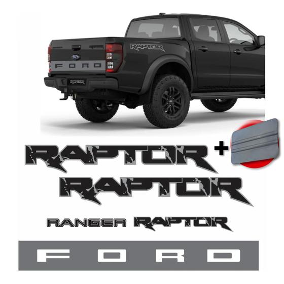 Imagem de Kit Adesivos Ford Ranger Raptor Emblema Traseira