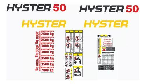 Imagem de Kit Adesivos Hyster 50