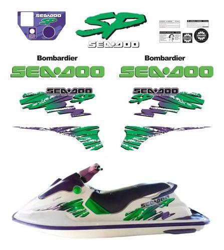 Imagem de Kit Adesivos Jet Ski Sea Doo Sp Bombardier