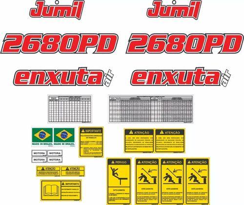 Imagem de Kit Adesivos Jumil Enxuta Air 2680 Pd