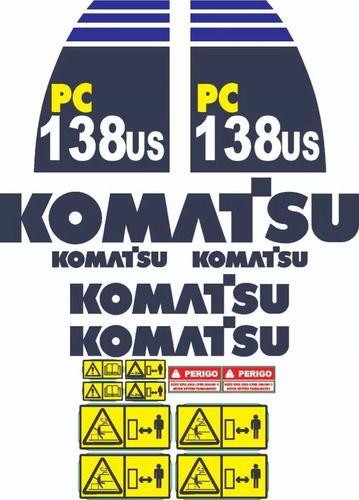 Imagem de Kit Adesivos - Komatsu Pc 138 Us