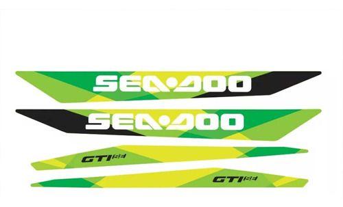 Kit Adesivos Laterais Sea Doo Gti 130 / 155 Ano 2019 - SPTS Imagem de Kit Adesivos Laterais Sea Doo Gti 130 / 155 Ano 2019