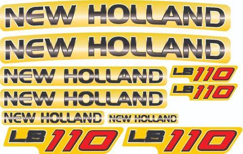 Imagem de Kit Adesivos - New Holland Lb 110