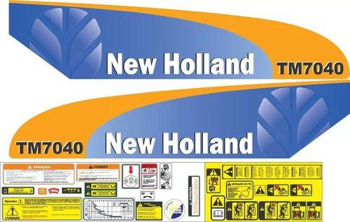 Imagem de Kit Adesivos New Holland Tm 7040