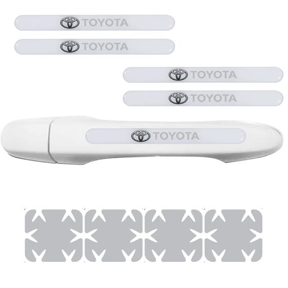 Imagem de Kit Adesivos Protetores de Maçaneta Toyota Resinado