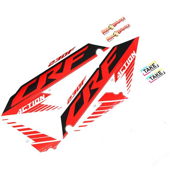 Imagem de Kit Adesivos Take Completo 4ction Moto Honda CRF 230 08/21