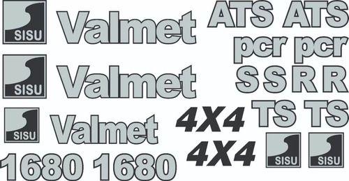 Imagem de Kit Adesivos - Valmet Sisu 1680 4x4