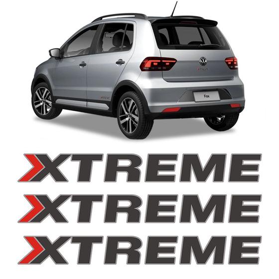 Imagem de Kit Adesivos Xtreme Fox 2018/2020 Emblema Lateral E Traseiro