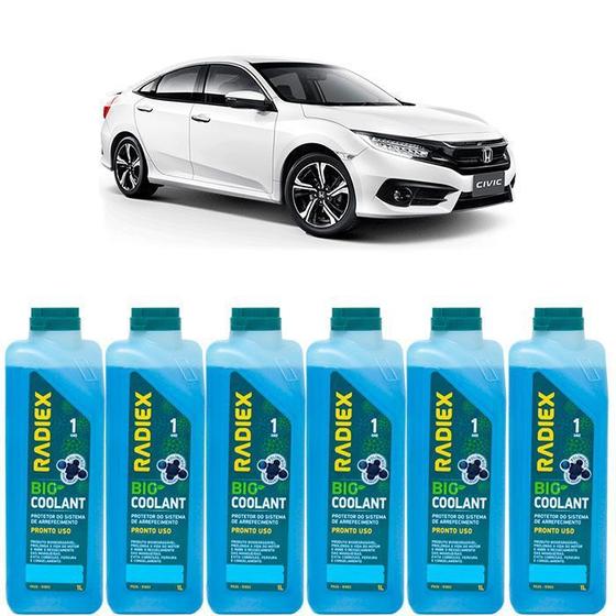 Imagem de Kit aditivo radiador bio coolant pronto para uso azul ps2g - honda civic - r1893