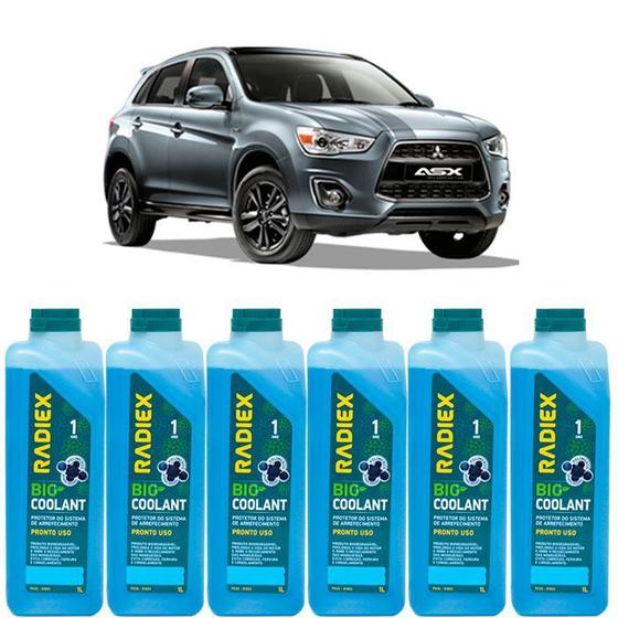 Imagem de Kit aditivo radiador bio coolant pronto para uso azul ps2g - mitsubishi asx - r1893