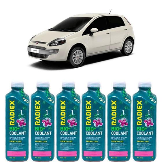 Imagem de Kit aditivo radiador bio coolant pronto para uso rosa - fiat punto - r1892