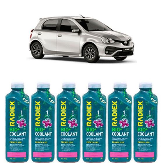 Kit aditivo radiador bio coolant pronto para uso rosa - toyota etios hatch - r1892 Menor preço em Kit aditivo radiador bio coolant pronto para uso rosa - toyota etios hatch - r1892