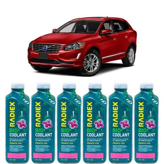 Imagem de Kit aditivo radiador bio coolant pronto para uso rosa - volvo xc60 - r1892