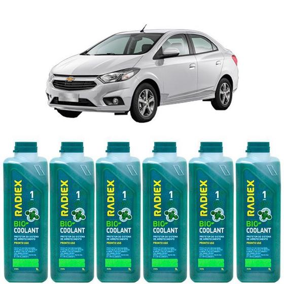 Imagem de Kit aditivo radiador bio coolant pronto para uso verde - chevrolet prisma - r1896