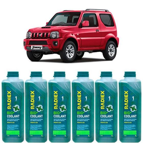 Imagem de Kit aditivo radiador bio coolant pronto para uso verde - suzuki jimny - r1896