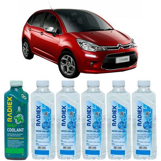 Kit aditivo radiador bio coolant superconcentrado verde + agua desmineralizada - citroen c3 - r1882 Menor preço em Kit aditivo radiador bio coolant superconcentrado verde + agua desmineralizada - citroen c3 - r1882