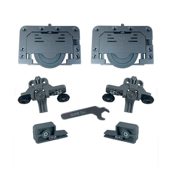 Imagem de Kit Agility Basic 100 para 1 Porta Sobreposto + RO 68 35kg Linha Royal Rometal