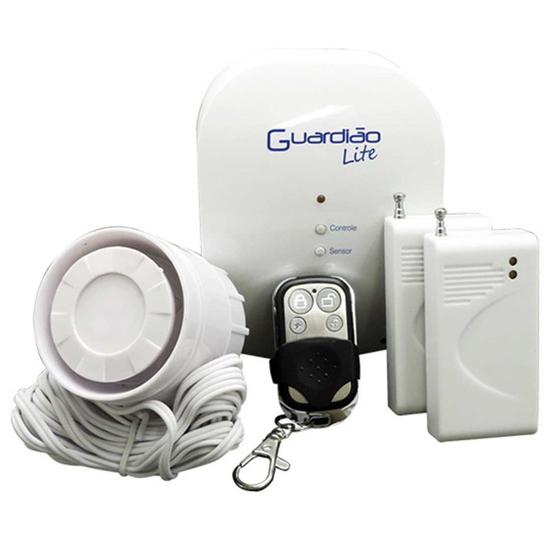 Kit Alarme Guardião Lite sem fio residencial Menor preço em Kit Alarme Guardião Lite sem fio residencial