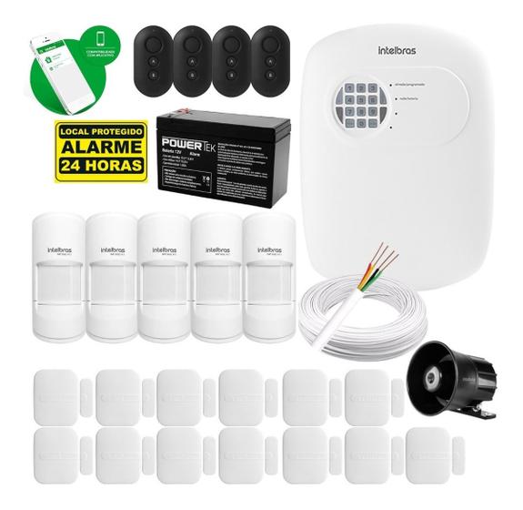 Kit Alarme Intelbras 13 Sensores Xas 4010 5 Ivp 5001 Shield Alarme