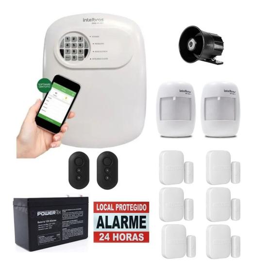 Imagem de Kit Alarme Intelbras Completo Notificações Via Celular