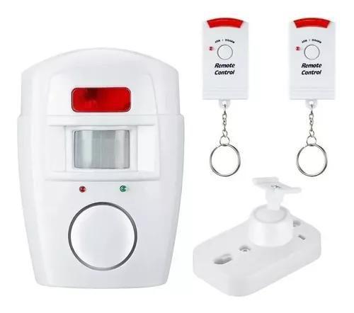 Imagem de Kit Alarme Residencial Sem Fio Sensor Presença + 2 Controles
