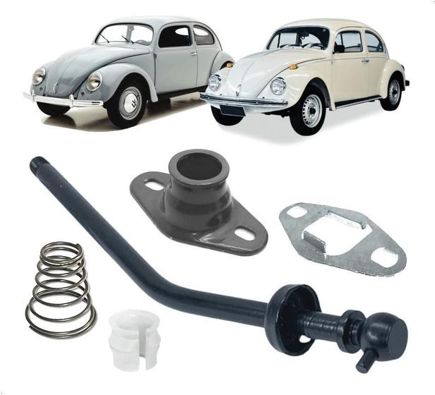 Imagem de Kit Alavanca Câmbio Cúpula Chapa Guia Bucha Vw Fusca Todos