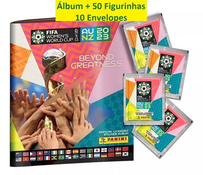 Kit Álbum + Figurinhas Da Copa Do Mundo De Futebol Feminino Menor preço em Kit Álbum + Figurinhas Da Copa Do Mundo De Futebol Feminino